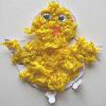 Petit poussin jaune