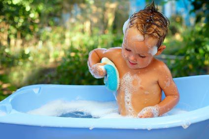 Un bain bio pour bébé: c'est quoi ?