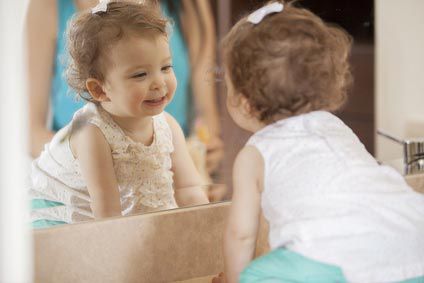 Miroir pour enfant crèche